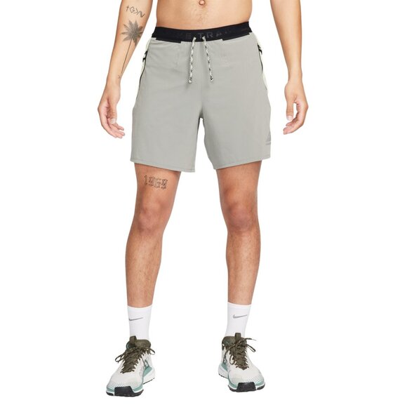 Nike Trail Second Sunrise 7" Brief Lined Running Shorts Grey Green Men's Size XL - Picture 1 of 12